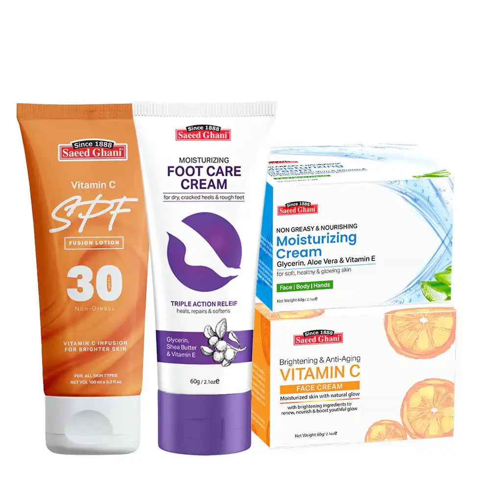 Bundle of 4 Moisturizers