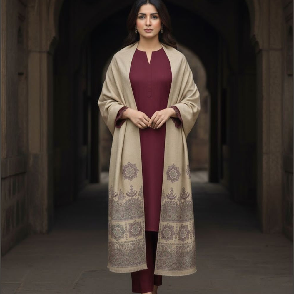 Pashmina Wool Kashmiri Suit